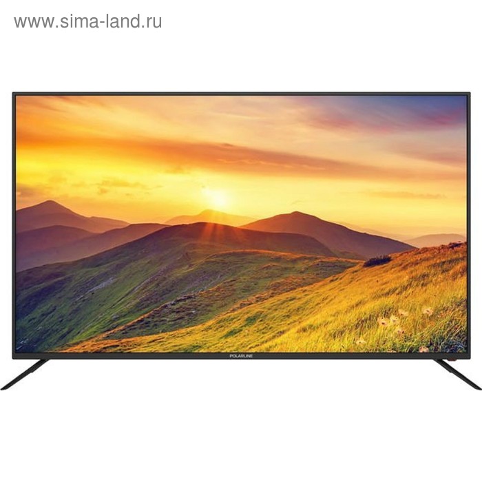 фото Телевизор polarline 58pu55stc-sm, 58", uhd, dvb-t2/c/s2, 3хhdmi, 2хusb, smarttv, чёрный