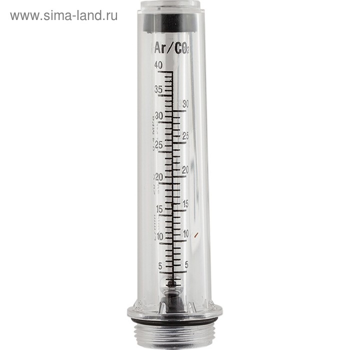 Ротаметр Optima У30/АР40П, 1-40 л/мин, Ar/CO2, для регулятора У30/АР40 регулятор давления газа аргоновый углекислотный redius у30 ар40
