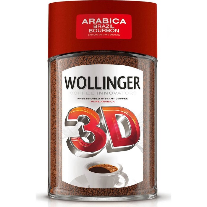 Кофе WOLLINGER 3D в банке, 95 г