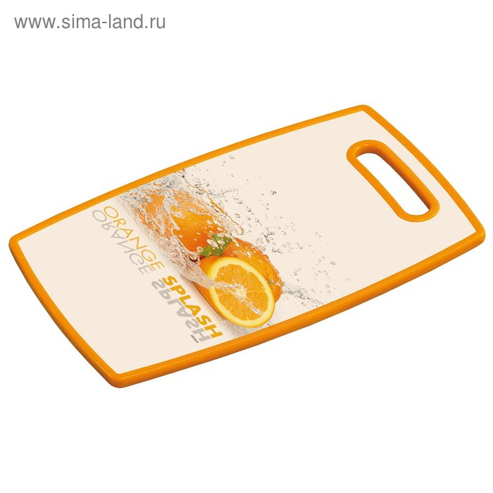 Разделочные доски  Сима-Ленд Доска разделочная «Апельсин» 37×23×1.2 см, пластик