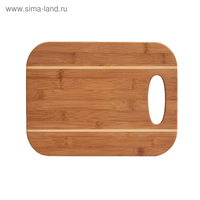 Доска разделочная 30,5×23×0.9 см, бамбук
