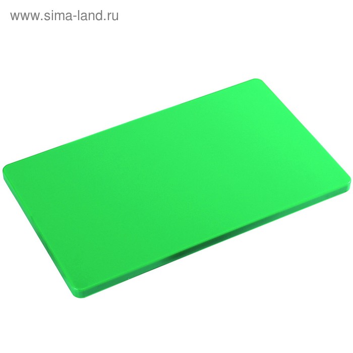 Разделочные доски  Сима-Ленд Доска разделочная 32.5×26.5×1.5 см, зелёный, пластик