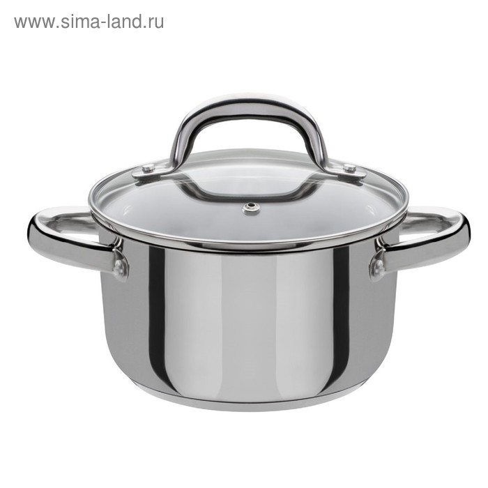 Миникастрюля Montreal со стеклянной крышкой 12×5.5 см, 0.5 л