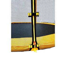 

Батут с защитной сеткой Trampoline 10, d=300 см, цвет жёлтый