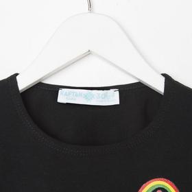 

Футболка детская KAFTAN "Happy" р. 30, рост 98-104 см, чёрный