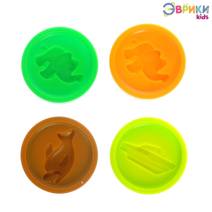 Игровой набор «Я кондитер», масса для лепки 4 цвета, в пакете