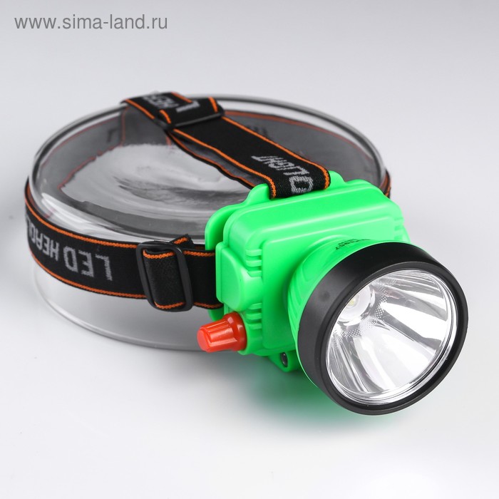 фото Фонарь налобный, водонепроницаемый, с регулировкой яркости 5 вт, 130 лм, от сети