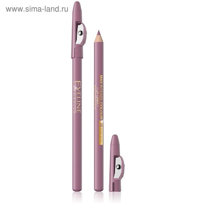 Карандаш для губ Eveline Max Intense Colour, тон 23 rose nude карандаш для губ eveline max intense colour тон 23 rose nude