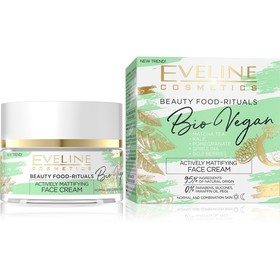 

Крем для лица Eveline Bio Vegan «Активный», день/ночь, матирующий, 50 мл