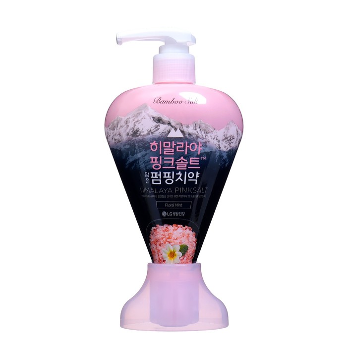 цена Зубная паста Perioe Pumping Himalaya Pink Salt Floral Mint, с гималайской солью, 285 г