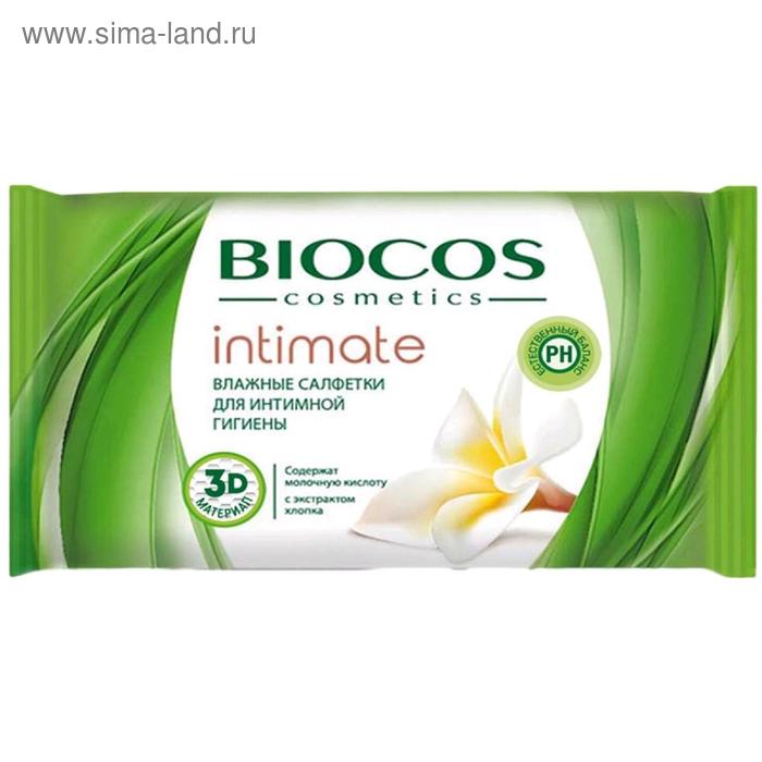 Влажные салфетки для интимной гигиены BioСos, 15 шт. влажные салфетки amra для интимной гигиены 15 шт