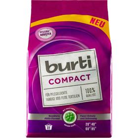 

Стиральный порошок Burti Compact, для стирки цветного и тонкого белья, 1,1 кг