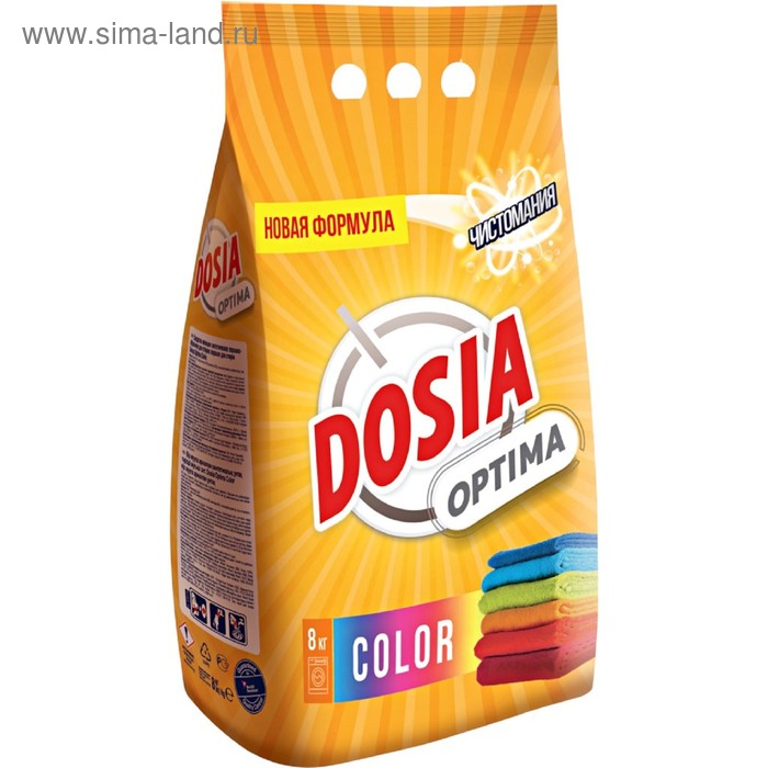 стиральный порошок dosia color автомат 400 г Стиральный порошок Dosia Optima Color, автомат, 8 кг