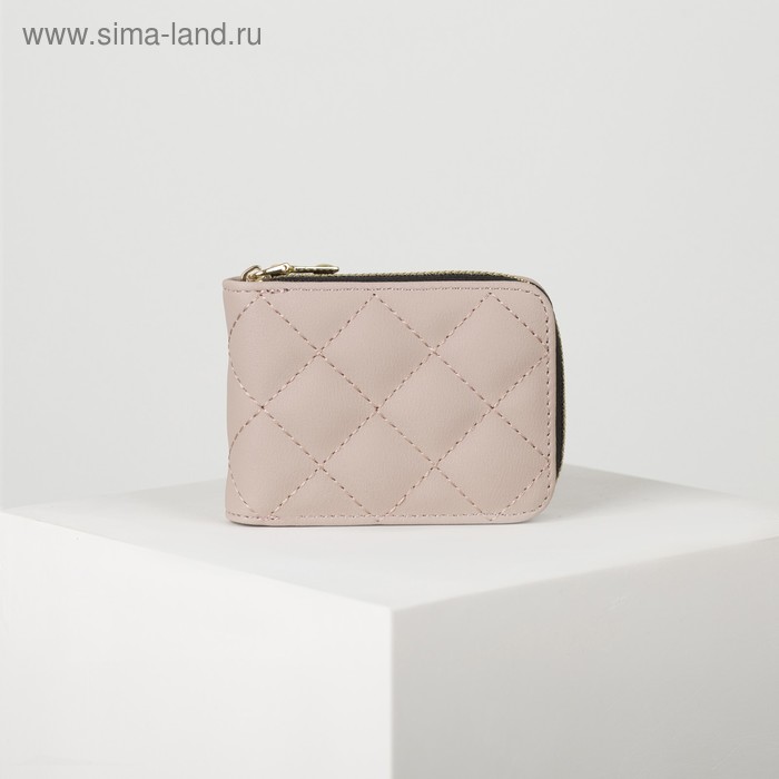 

Визитница, 11 листов, цвет бежевый