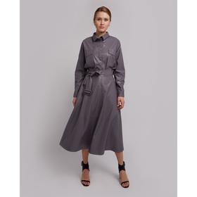 

Юбка женская MINAKU: Leather look, цвет серый, размер 42