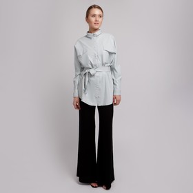 

Рубашка женская MINAKU: Leather look цвет мятный, р-р 48