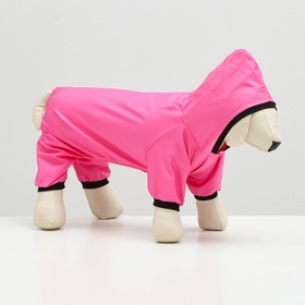 

Комбинезон для животных, без подклада, 3XL (ДС 36-38, ОШ 36-37, ОГ 48-52 см), розовый