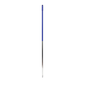 Ручка для швабры, алюминиевая, с резьбой, цвет синий, 140 см Ош