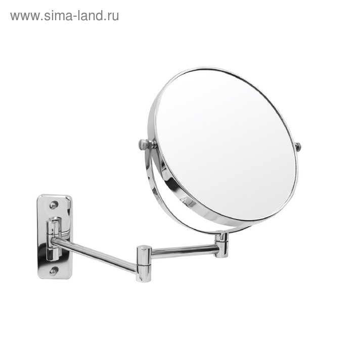 Зеркало косметическое подвесное Belle RIDDER, цвет хром, 1х/5х-увеличение зеркало косметич подвесное ridder anna 1х 5х увелич хром