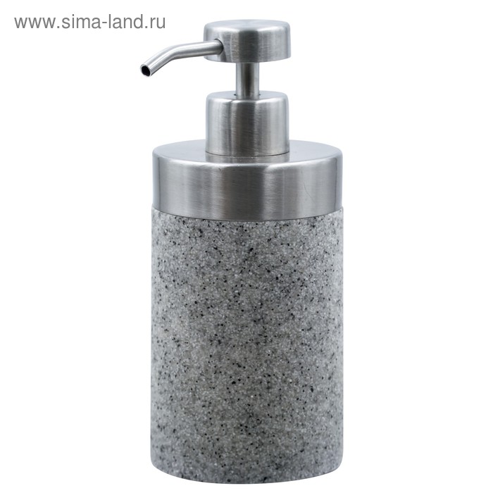 Дозатор для жидкого мыла Stone, цвет серый