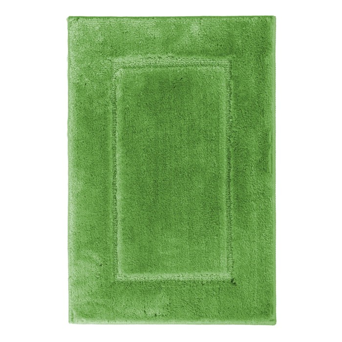 Коврик для ванной комнаты Stadion, цвет зелёный, 55х85 см