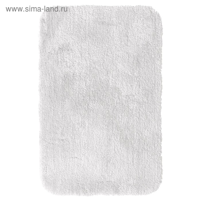 Коврик для ванной комнаты Chic, цвет белый, 60х90 см