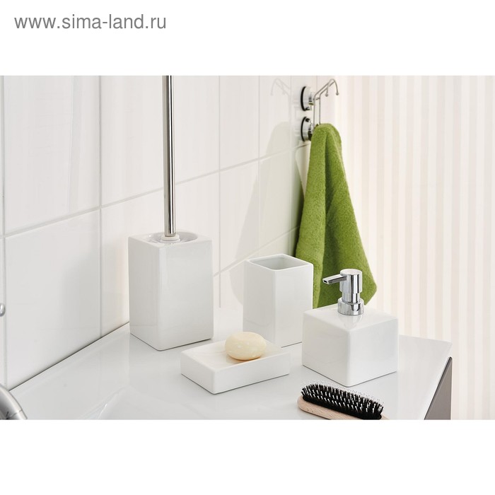 

Мыльница Cube, цвет белый