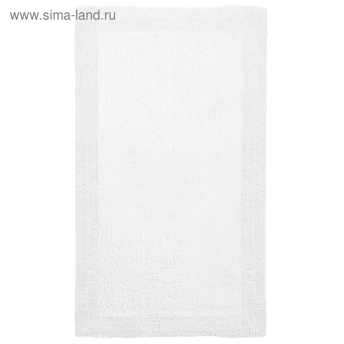 Коврик для ванной комнаты Amy, цвет белый, 60х100 см коврик для ванной комнаты sheldon цвет бежевый 60х100 см