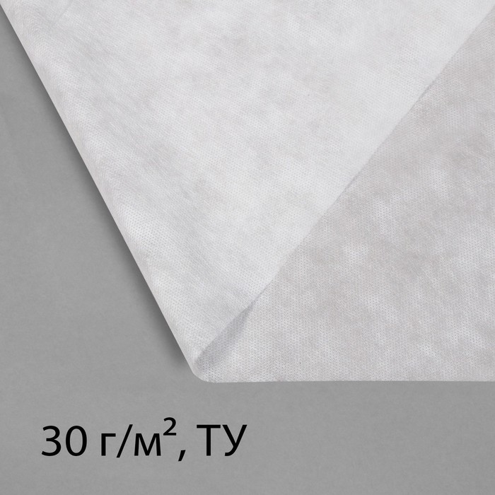 Материал укрывной, 5 × 3.2 м, плотность 30, с УФ-стабилизатором, белый, Greengo, Эконом 20%