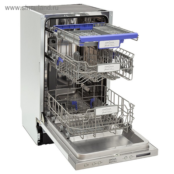 Посудомоечная машина KRONA KAMAYA 45 BI, встраиваемая, класс А++, 8 программ посудомоечная машина krona kamaya 45 bi встраиваемая класс а 8 программ