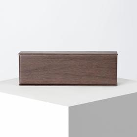 

Футляр для очков, 16 × 3,5 × 5 см, цвет коричневый