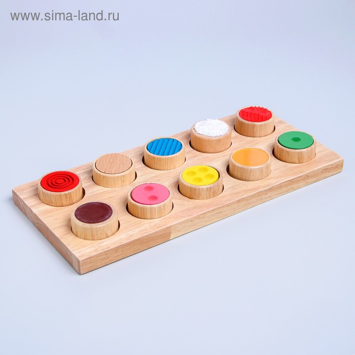 

Набор для развития сенсорики «Ощущения» 4×30×13,5 см