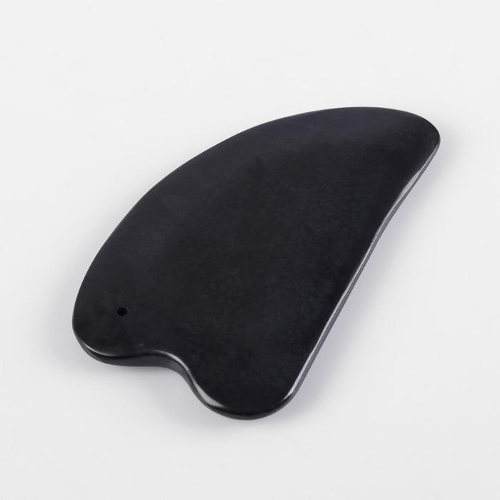 Пластина - скребок для массажа Гуаша шунгит 2 44400₽