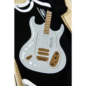 

Боди детское с коротким рукавом ROCK BABY 1 GUITAR, рост 80-86 см