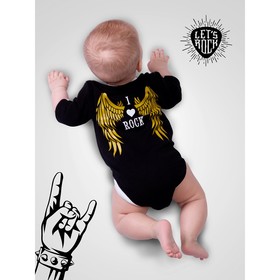 

Боди детское с длинным рукавом ROCK BABY 2 ROCK STAR, рост 74 см