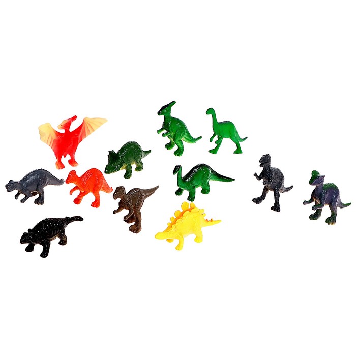 Развивающий набор «Мир динозавров», бассейн, гидрогель, фигурки, карточки, по методике Монтессори