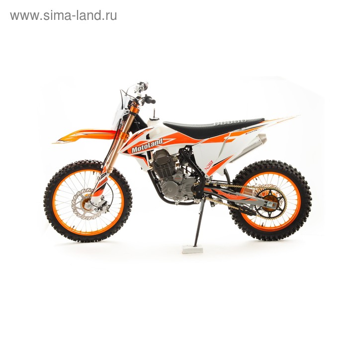 Кроссовый мотоцикл MotoLand SX250, оранжевый мотоцикл кроссовый эндуро avantis fx basic 21 18 169fmm возд охл