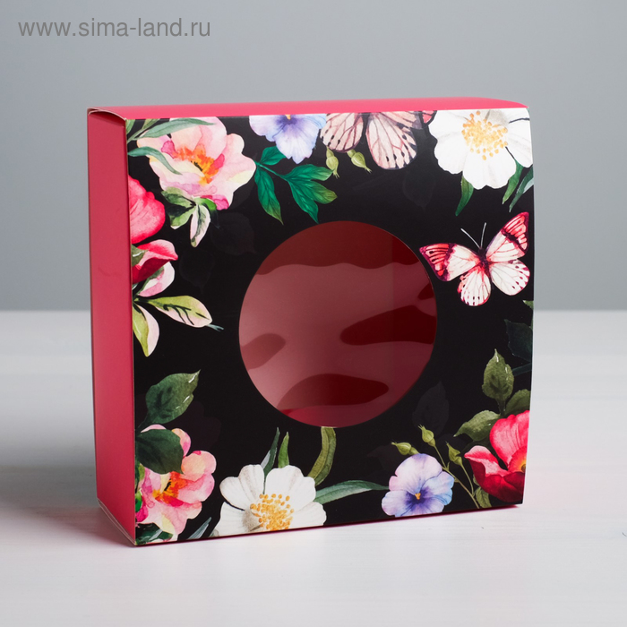 Кондитерская упаковка  Сима-Ленд Коробка для сладостей «Для тебя», 13 × 13 × 5 см