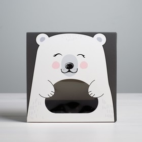 

Коробка для сладостей «Мишка», 13 × 13 × 5 см