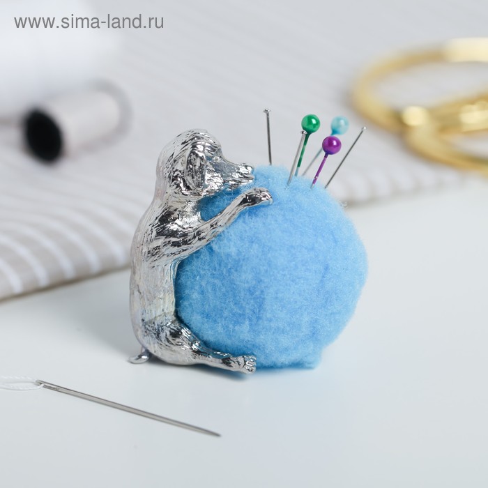 

Игольница «Щенок», под серебро