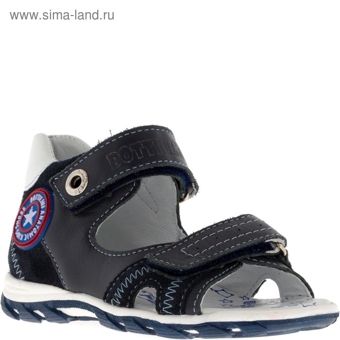 

Сандалии детские, размер 19, цвет синий