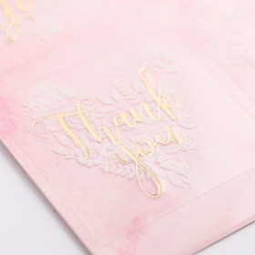 

Наклейки для букетов, Thank you, 11 х 15,2 см