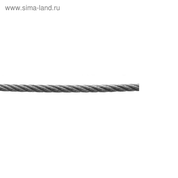 Трос для растяжки, DIN 3055, цинк, 10 мм, 100 м