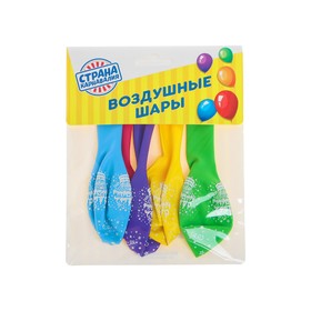 

Шар латексный 12" «С днём рождения», торт, набор 5 шт., МИКС