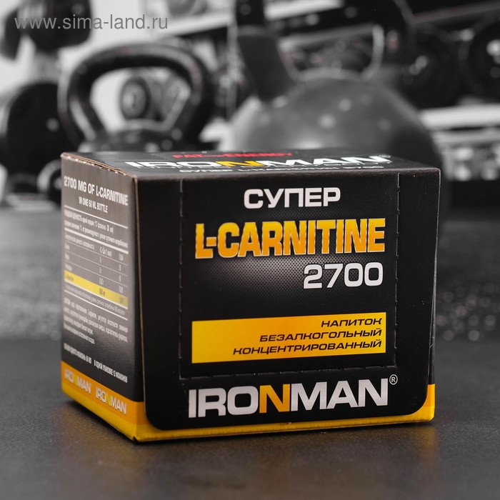 фото Супер l-карнитин 2700 ironman, гранат, 12 ампул/60 мл