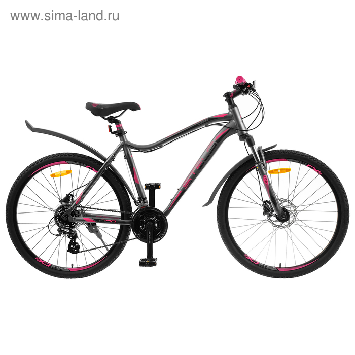 фото Велосипед 26" stels miss-6100 d, v010, цвет серый, размер 19"