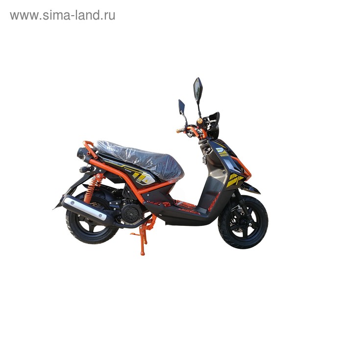 Скутер VENTO SMART 150, 49cc, чёрно-оранжевый, сигнализация