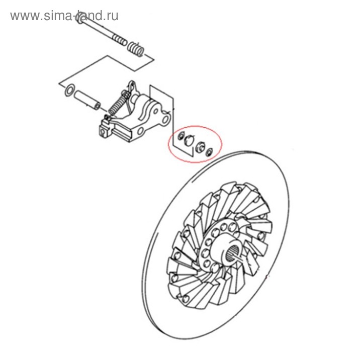 

Тормозные колодки Polaris, усиленные, OEM 8FA-W0045-00-00