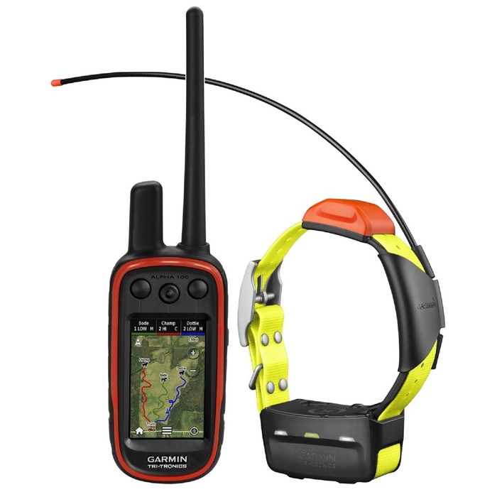 GPS-навигатор Garmin Alpha 100/TT15 (NR010-01041-F2R6), комплект с ошейником, черный