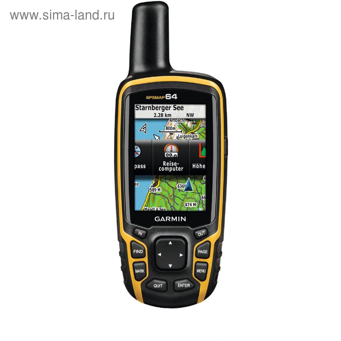 GPS-навигатор Garmin GPSMAP 64 RUS (010-01199-01), 2.6